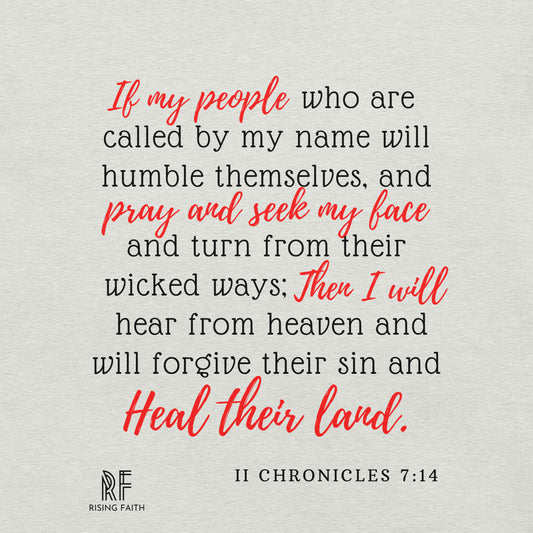 Pray and Seek My Face Short-Sleeve - Rising Faith Brand