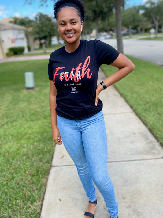 Faith Over Fear Short-Sleeve Tee - Rising Faith Brand