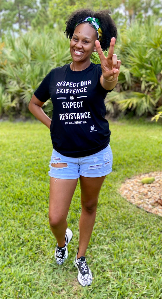 Respect Our Existence Short-Sleeve Unisex Tee - Rising Faith Brand