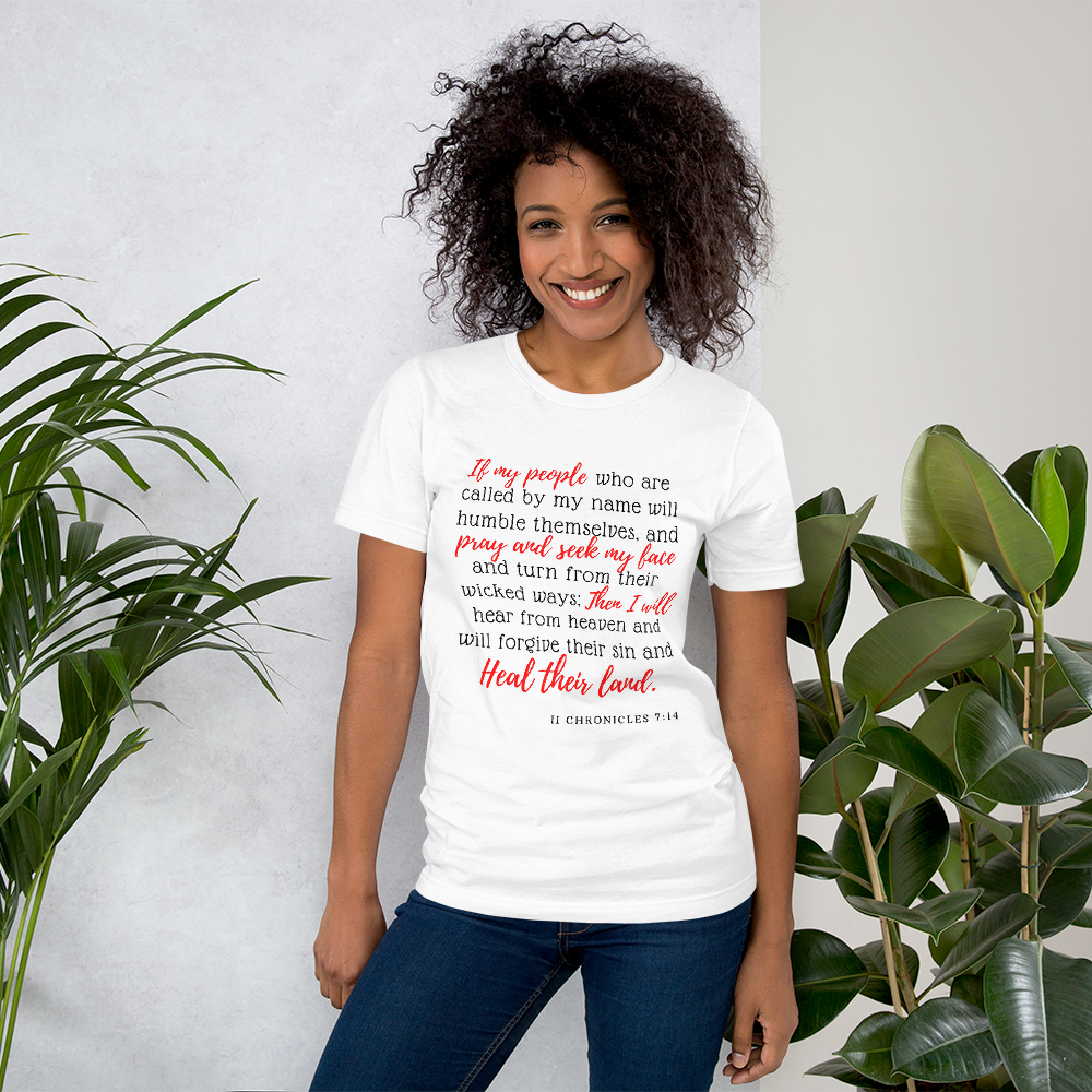 Pray and Seek My Face Short-Sleeve - Rising Faith Brand